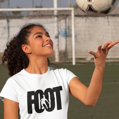 T-shirt foot féminin