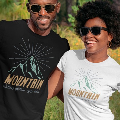 Tee shirt humour montagne