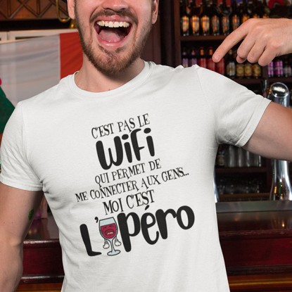 T-shirt alcool humour