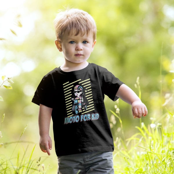 T shirt enfant avec moto