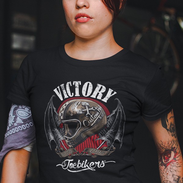 T shirt moto vintage Joebikers Victory