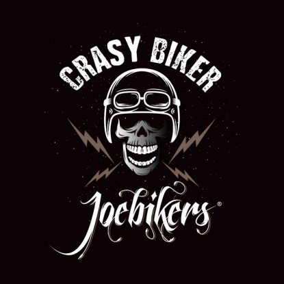 Tee shirt moto Joebikers Crasy biker 2