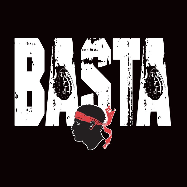 T-shirt corse humour Basta T-shirt corse humour Basta