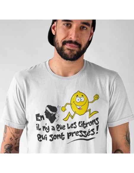 T shirt corse humour les citrons pressés