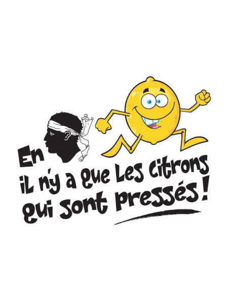 T-shirt corse humour les citrons pressés