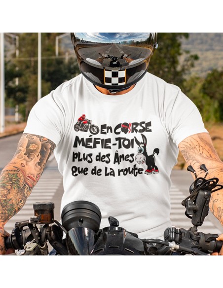 Tee shirt tour de Corse moto