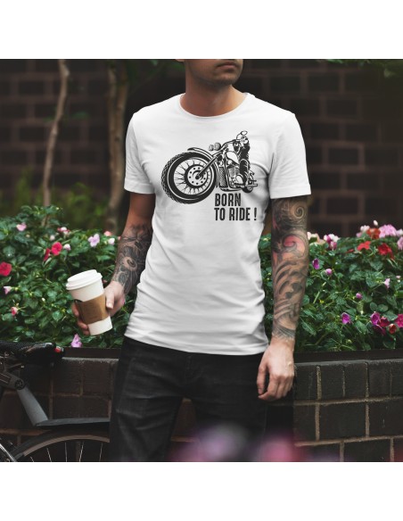 T shirt moto homme Born to Ride