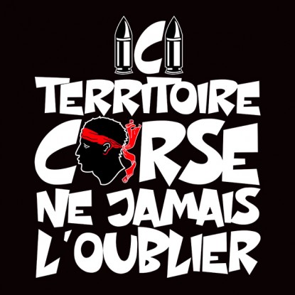 Tee shirt humour ici territoire Corse 2