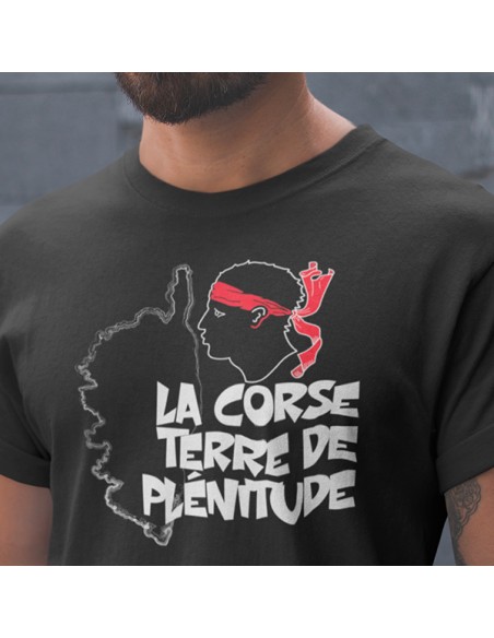 T shirt la Corse terre de plénitude