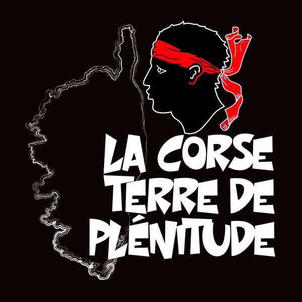 Tshirt la Corse terre de plénitude Tshirt la Corse terre de plénitude