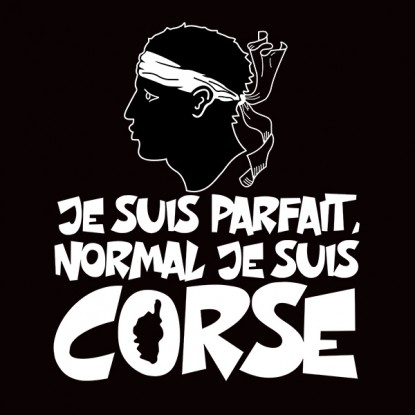 T shirt humour Corse je suis parfait 2