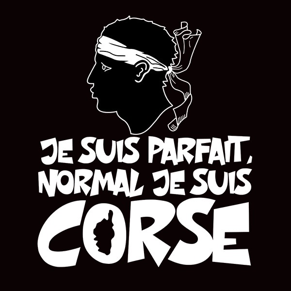 Tshirt humour Corse je suis parfait Tshirt humour Corse je suis parfait