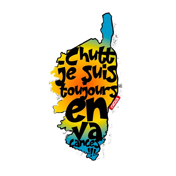 T-shirt Corse humour vacances T-shirt Corse humour vacances
