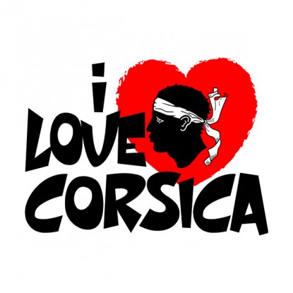 Tee shirt Corse humour i love Corsica 2
