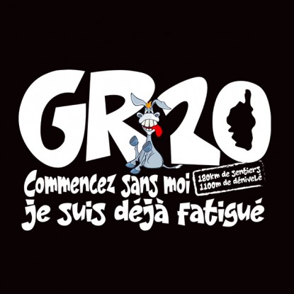 Tee shirt Corse humour GR20 2