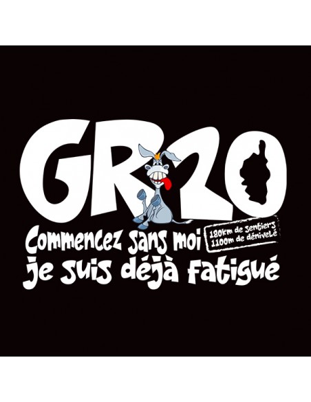 T-shirt Corse humour GR20