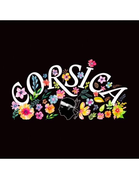 T-shirt Corse fleurs Corsica