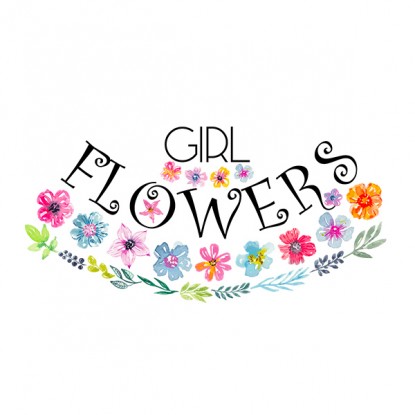 T shirt amour Girl flowers 2