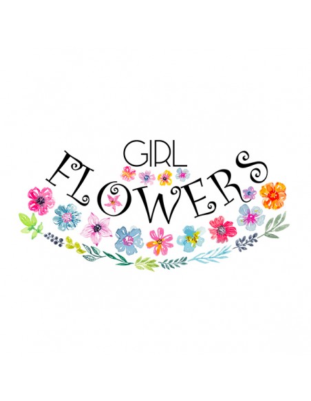 Tee shirt amour Girl flowers