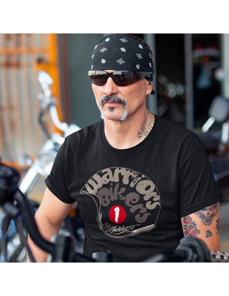 T shirt biker warrior vintage