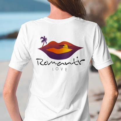 Tee shirt amour romantic love