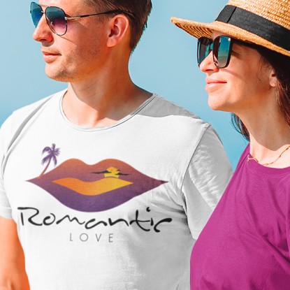 Tee shirt amour romantic love 2