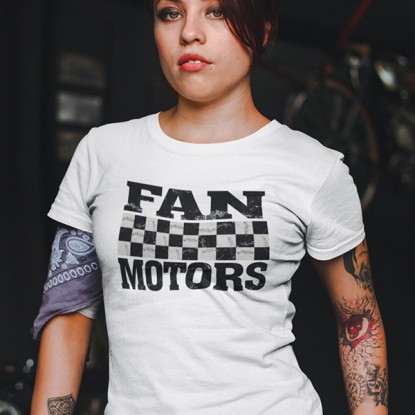 T shirt biker vintage fan motors