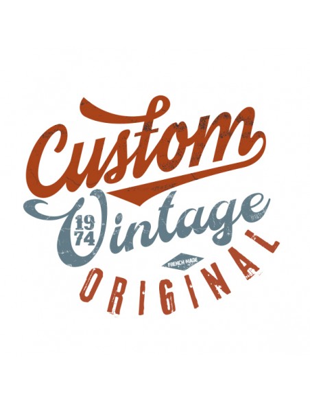 T-shirt motard vintage Custom original