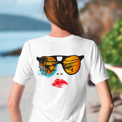 Tee shirt plage humour 2