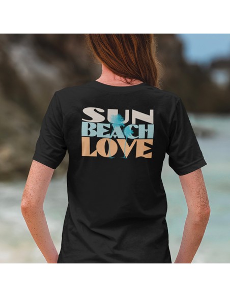 T-shirt vintage sun beach love