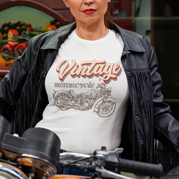 T shirt motard vintage motorcycle