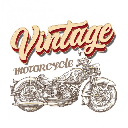 T shirt motard vintage motorcycle 2