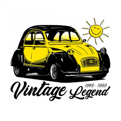 Tee shirt auto vintage citroen 2