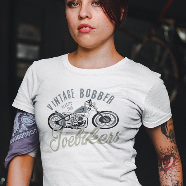 T-shirt moto vintage bobber