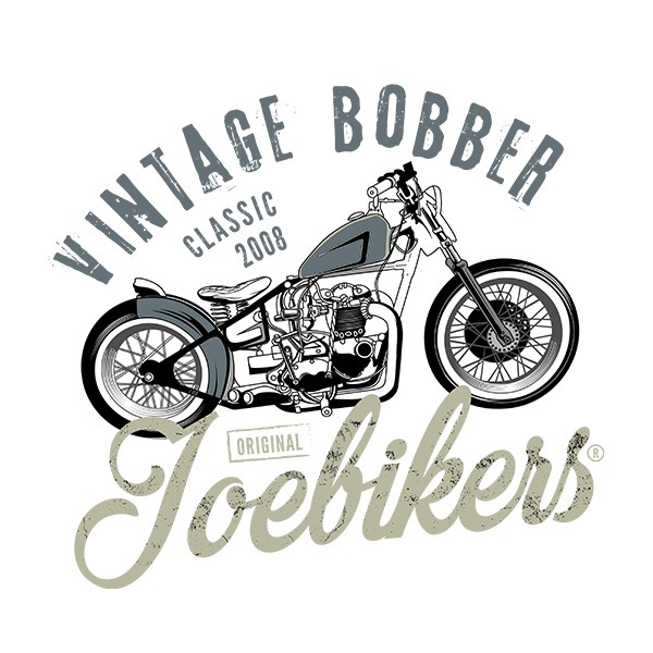 T-shirt Moto Vintage Années 80 - Marque Lonewolf - Graphique 3D Harley - Taille S - Neuf