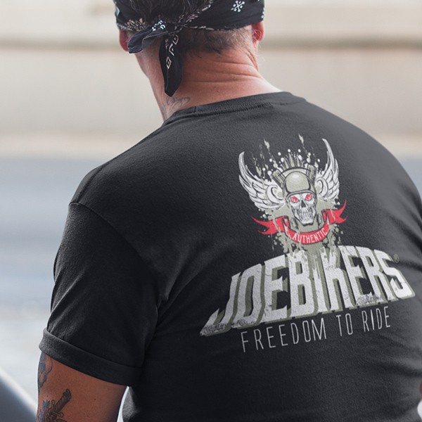 Tee shirt moto vintage freedom