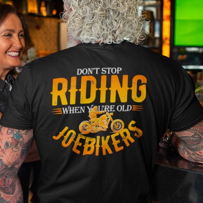 Tee shirt moto vintage riding
