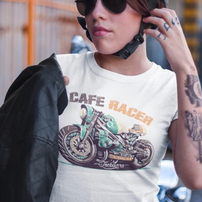 T-shirt vintage biker cafe racer 2