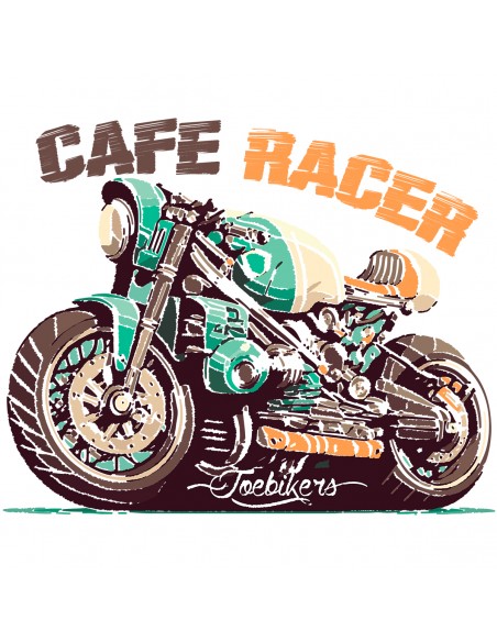 T shirt vintage biker cafe racer