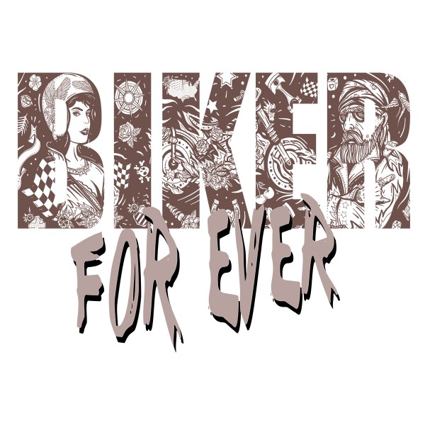 T-shirt biker for ever T-shirt biker for ever