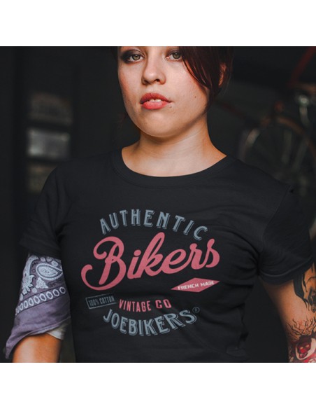 T shirt moto vintage authentic bikers
