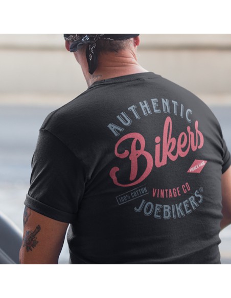 Tee shirt moto vintage authentic bikers