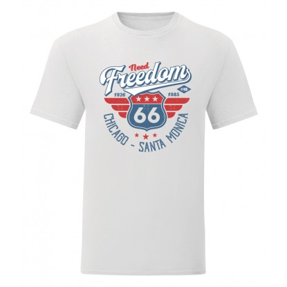 Tee shirt biker vintage Need freedom 2
