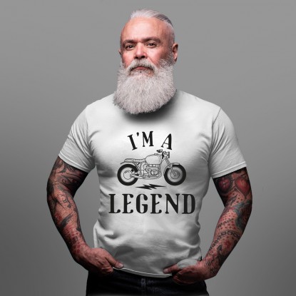 Tee shirt moto vintage homme I'm a Legend 2