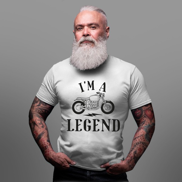 Tee shirt moto vintage homme I'm a Legend