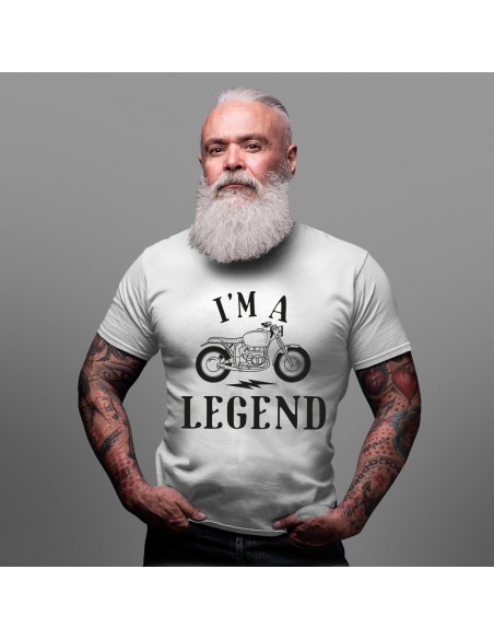 T shirt moto vintage homme I'm a Legend
