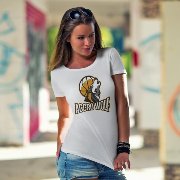 t-shirt loup vintage