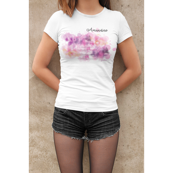 tee shirt personnalisé femme amour