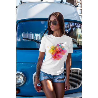 Tee shirt personnalisé femme amour prénom 2