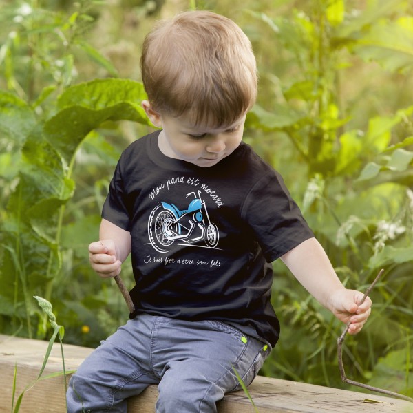 t-shirt homme Motard et fier de l'être